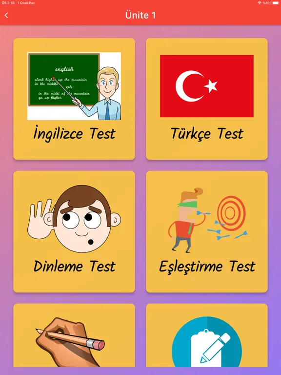 Capturas de tela do Lucky 7. Sınıf İngilizce iPad 