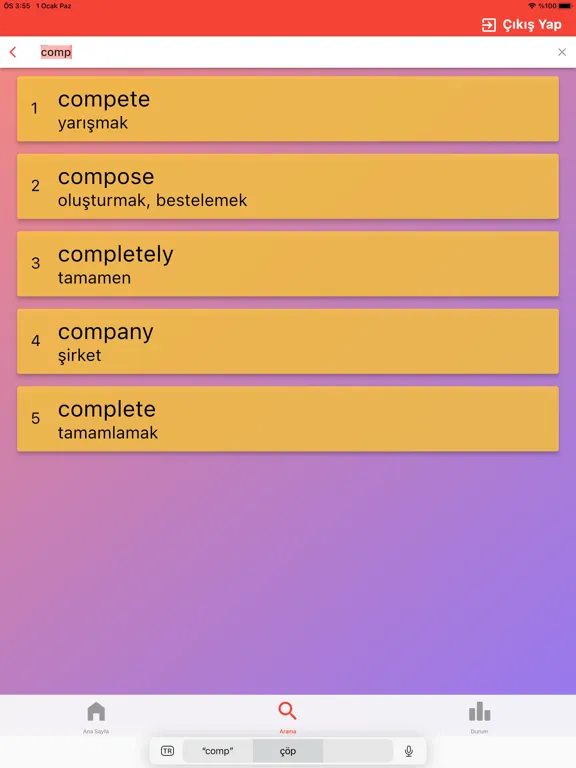 Capturas de tela do Lucky 7. Sınıf İngilizce iPad 