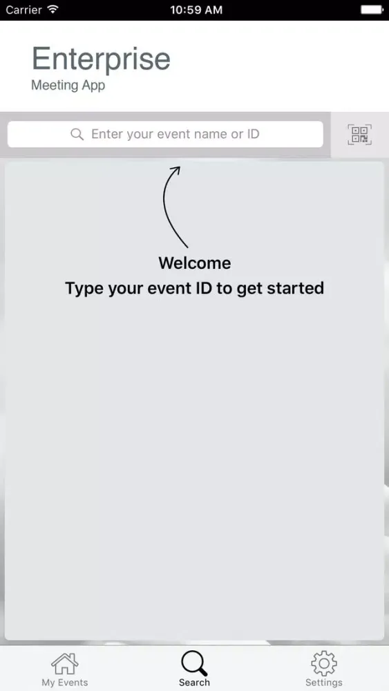 صور Enterprise Meeting App.