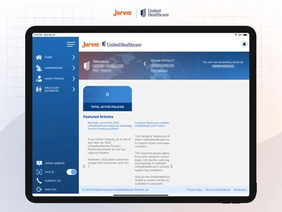 تصاویر Jarvis (UnitedHealthcare) iPad 