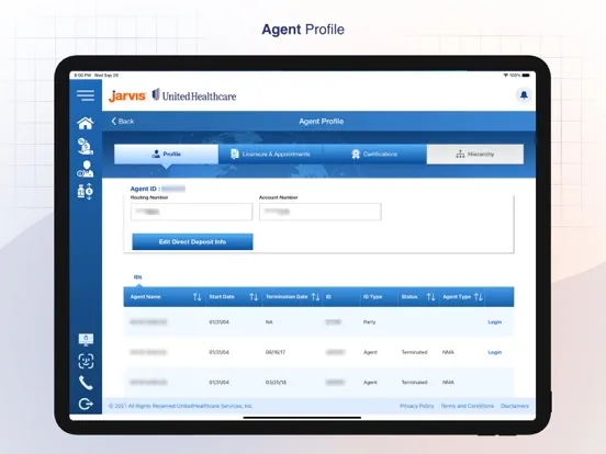 تصاویر Jarvis (UnitedHealthcare) iPad 