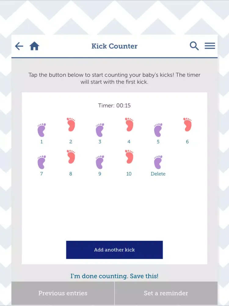 ภาพหน้าจอของ UHC Healthy Pregnancy iPad 