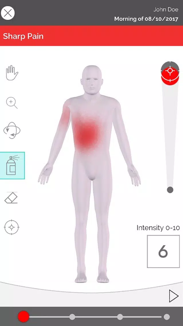 Captures d'écran de UIC Daily Patient Symptom Recorder