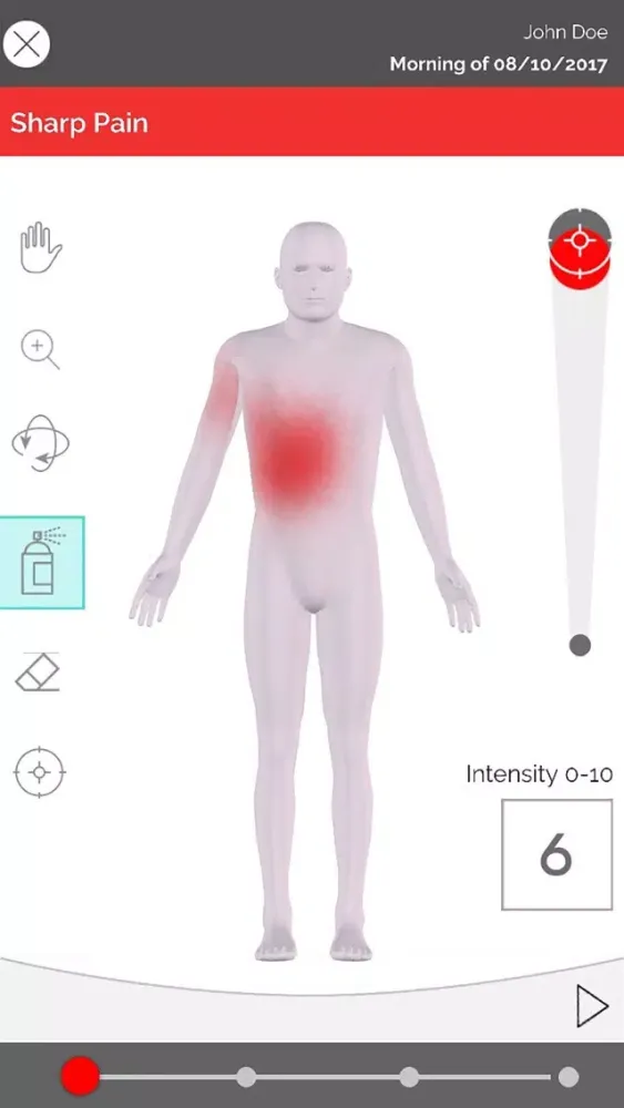 UIC Daily Patient Symptom Recorder Screenshots