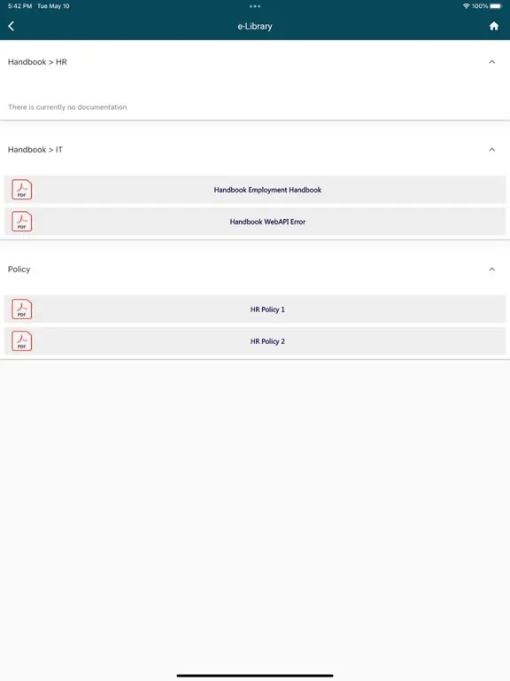 ภาพหน้าจอของ PAYmaster Mobile iPad 