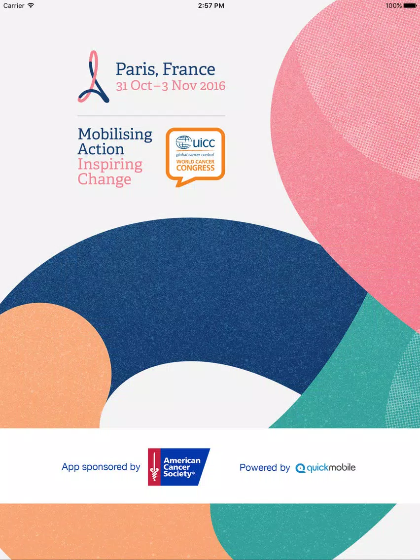 2016 World Cancer Congress iPad  স্ক্রিনশট