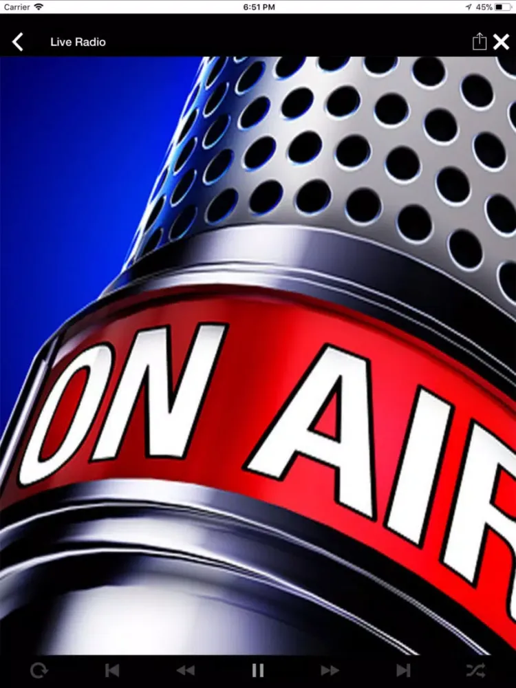 UIC Radio iPad 應用截圖