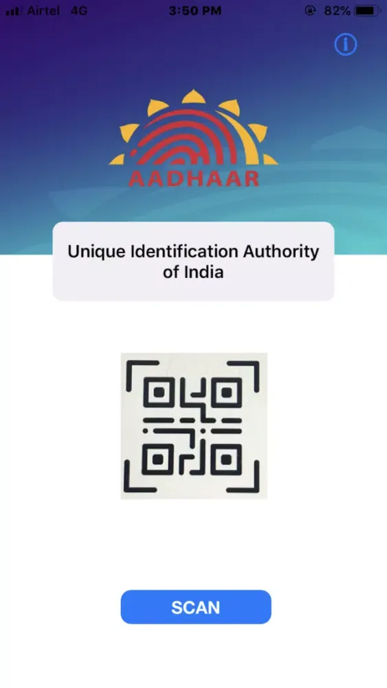 Screenshot di Aadhaar QR Scanner