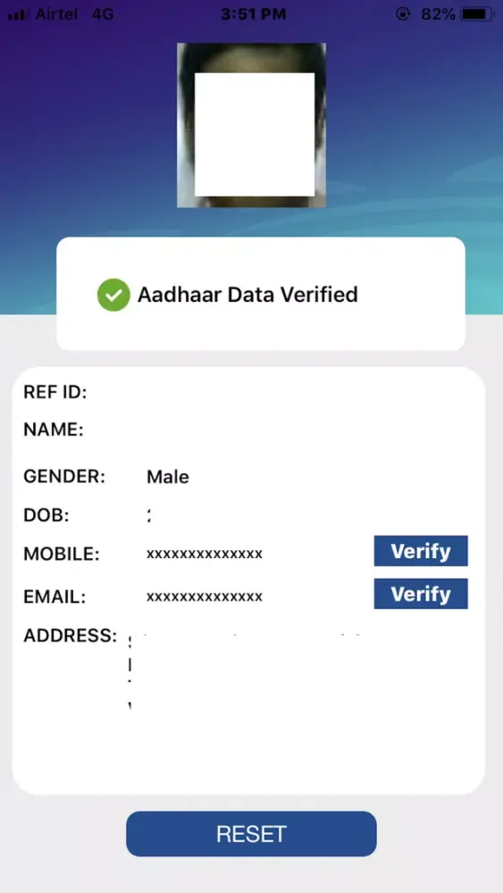 Screenshot di Aadhaar QR Scanner