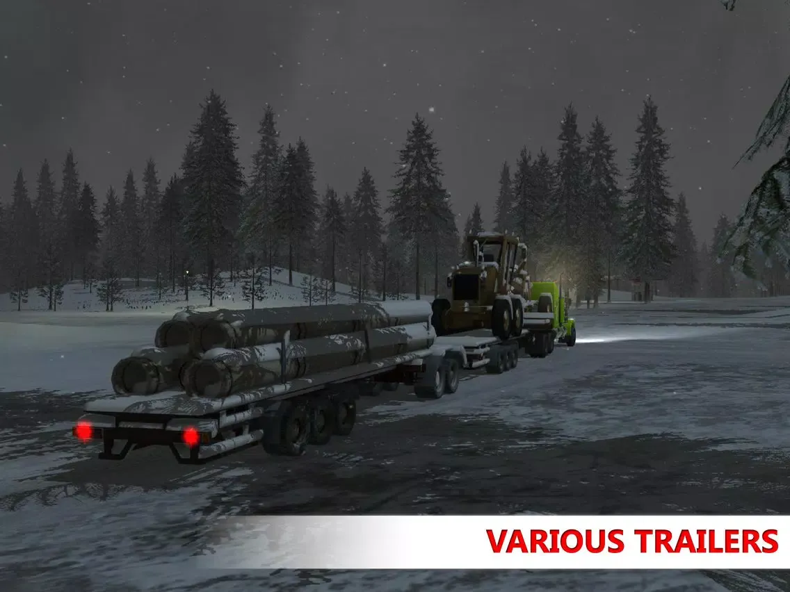 ภาพหน้าจอของ Arctic Trucker Simulator iPad 