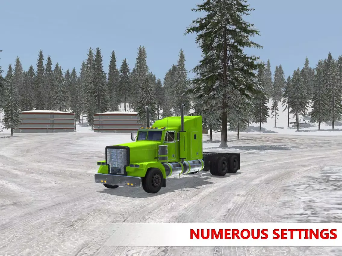 ภาพหน้าจอของ Arctic Trucker Simulator iPad 