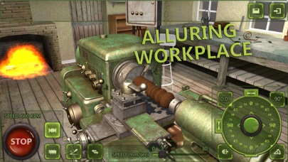Tangkapan skrin Lathe Machine 3D