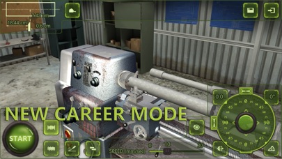 Tangkapan skrin Lathe Machine 3D
