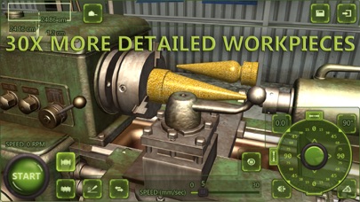 Tangkapan skrin Lathe Machine 3D