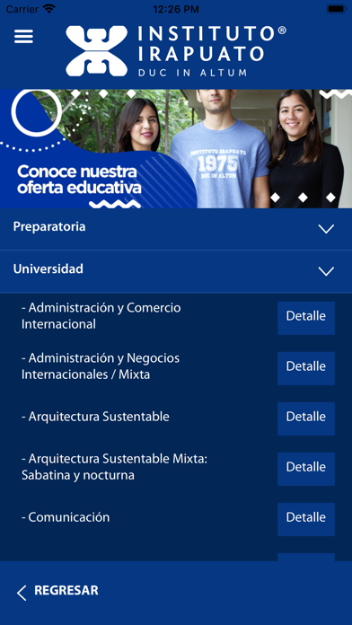 Screenshot di Instituto Irapuato