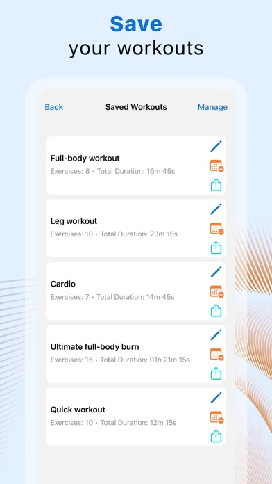 ProtoFit: Timer for Workouts स्क्रीनशॉट