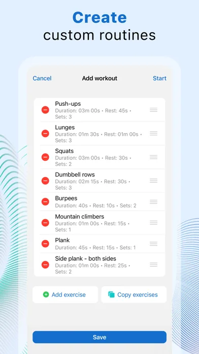 ProtoFit: Timer for Workouts स्क्रीनशॉट