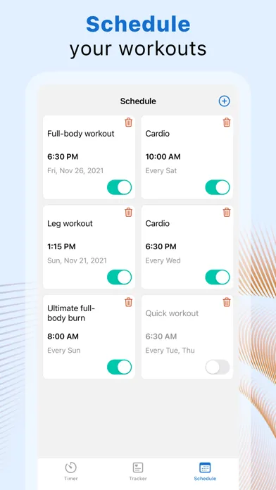 ProtoFit: Timer for Workouts स्क्रीनशॉट