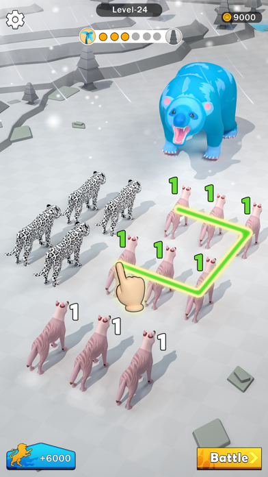 Merge Animal - Dinosaur Fight سکرین شاٹس