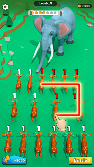 Merge Animal - Dinosaur Fight سکرین شاٹس