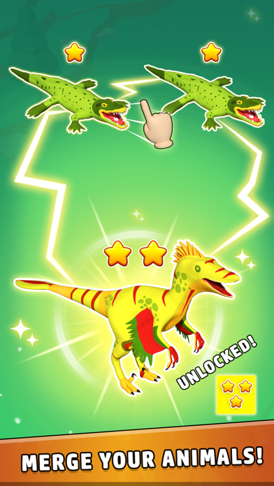 Merge Animal - Dinosaur Fight سکرین شاٹس