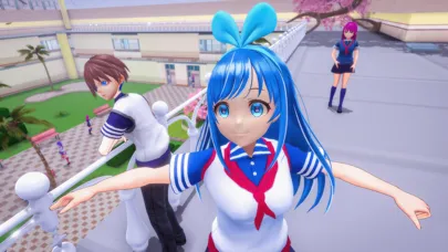 Anime School Girl Love Life 3D স্ক্রিনশট
