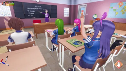Anime School Girl Love Life 3D স্ক্রিনশট