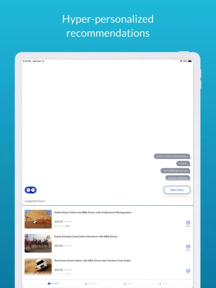 UIQ Travel Tours & Attractions iPad  スクリーンショット