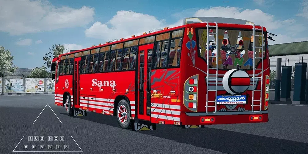ภาพหน้าจอของ Mod Bussid Kerala Bus Indian