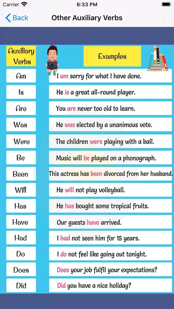 Mastering auxiliary-verbs Gram應用截圖