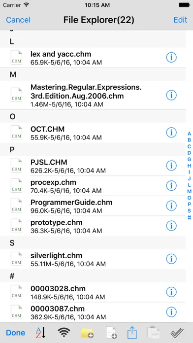 Screenshot di CHM Sharp
