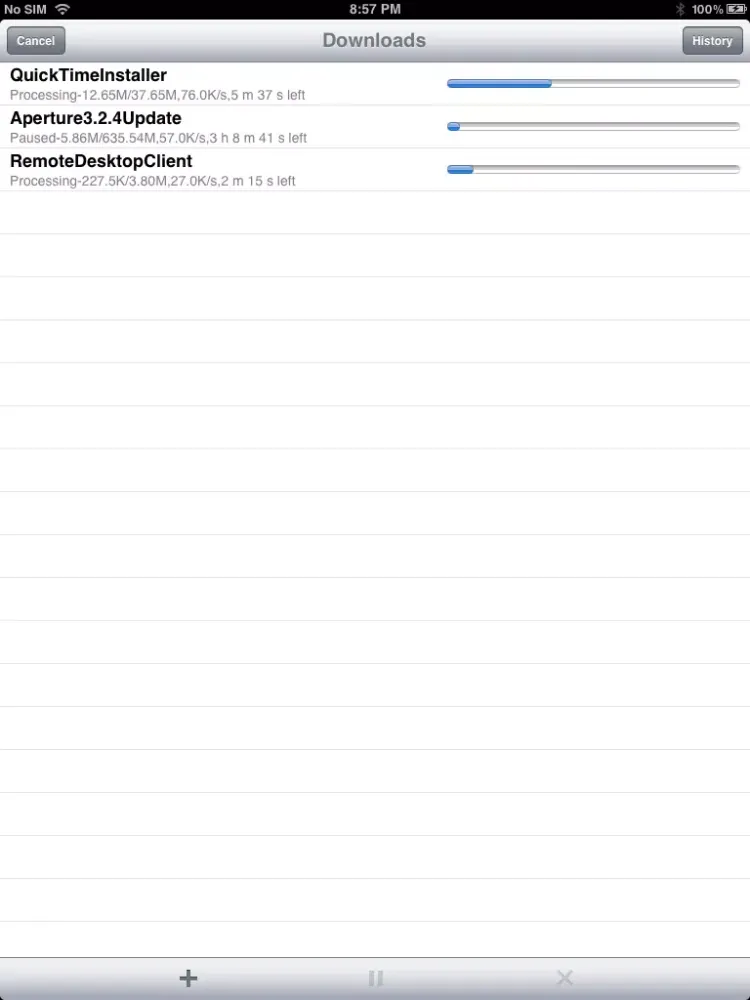 iGet Sharp iPad  Ekran Görüntüleri