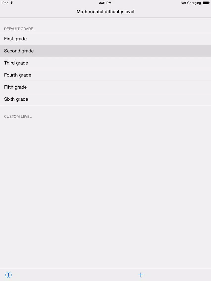 Kids Math Mental iPad 应用截图