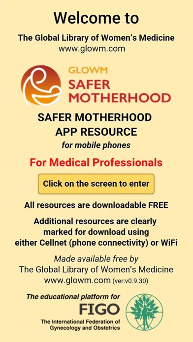 GLOWM Safer Motherhood स्क्रीनशॉट