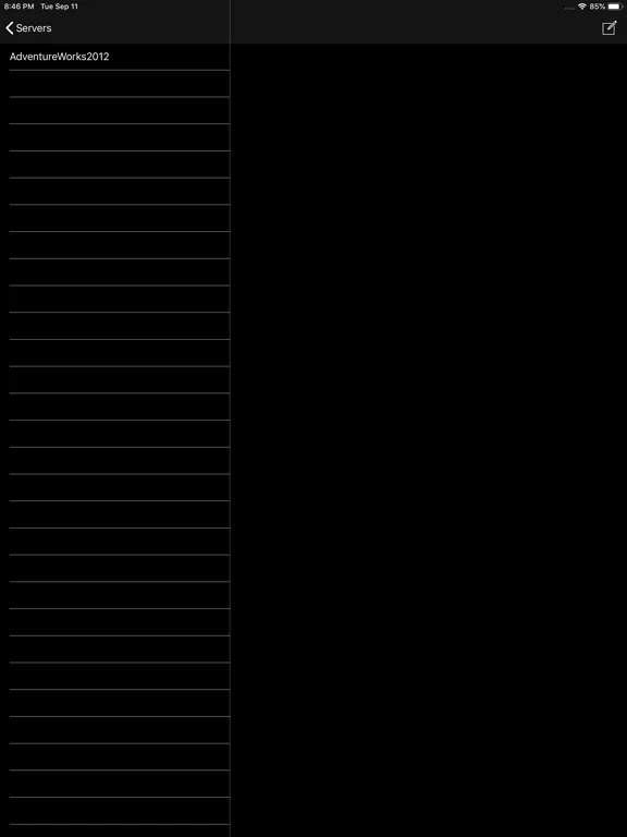 SQL Studio iPad 应用截图