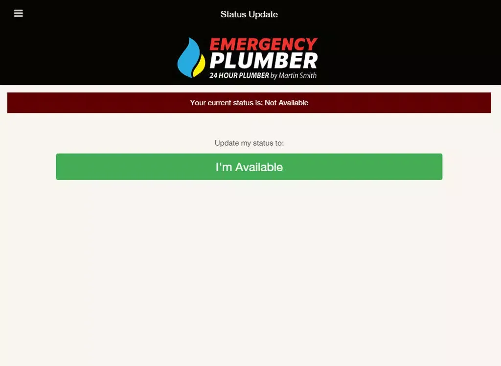 Capturas de pantalla de Emergency Plumber App iPad 