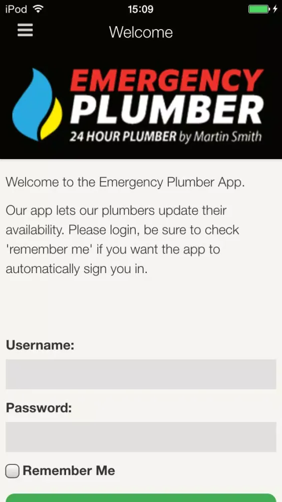 Capturas de pantalla de Emergency Plumber App