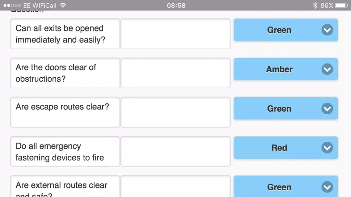 eVolution Compliance Screenshots