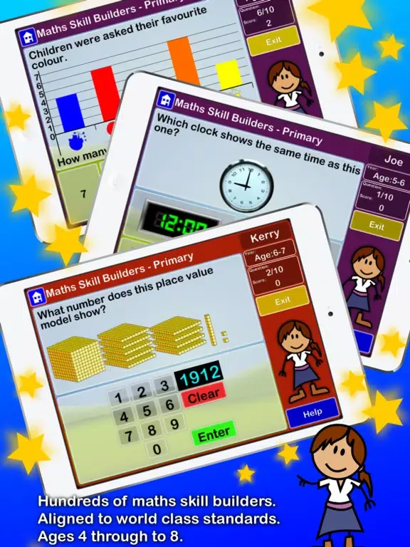 Screenshot di Maths, age 4-8 iPad 
