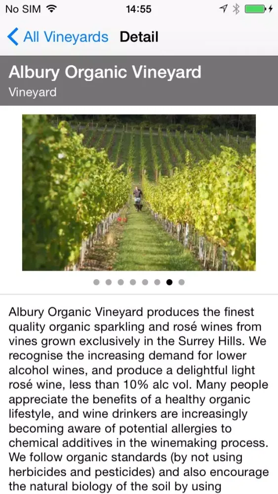 South East Vineyards Guide应用截图