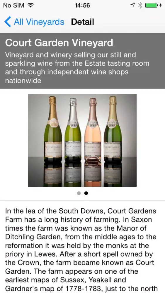 South East Vineyards Guide应用截图