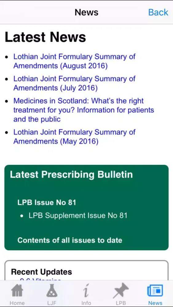 Lothian Joint Formulary سکرین شاٹس