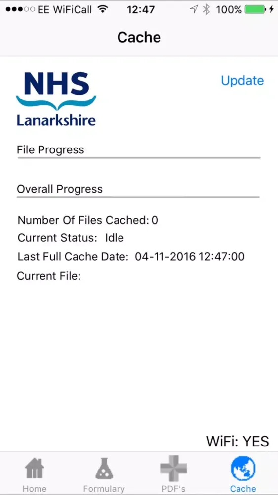Capturas de tela do Lanarkshire Formulary