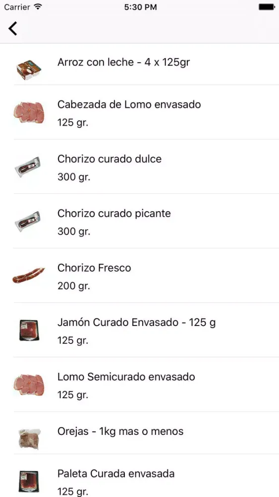 Captures d'écran de Baserritik Productores