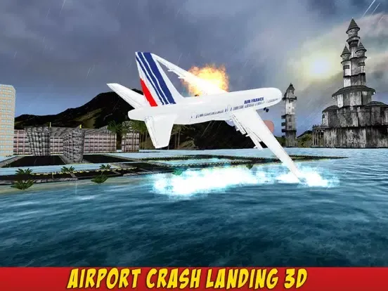 Airport Crash Landing 3D - City Plane Pilot Simulation iPad  سکرین شاٹس