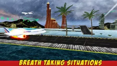 Airport Crash Landing 3D - City Plane Pilot Simulation سکرین شاٹس