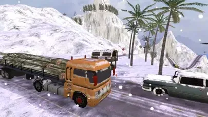 Grand Snow Truck Simulator : Cargo Truck Driver 3D 스크린샷