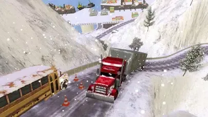 Grand Snow Truck Simulator : Cargo Truck Driver 3D 스크린샷