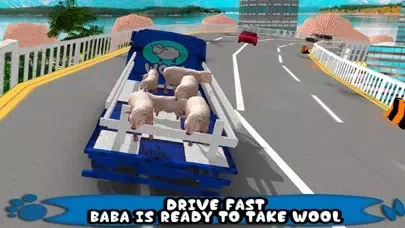 Tangkapan skrin Sheep Run Dog Simulator 3D: Farm Lamb and Wool Transport through Transporter truck and Airplane