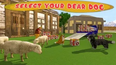 Tangkapan skrin Sheep Run Dog Simulator 3D: Farm Lamb and Wool Transport through Transporter truck and Airplane